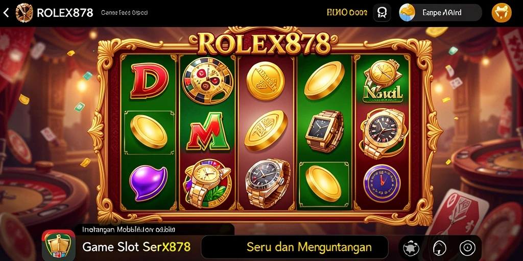 Tampilan menarik dari gameplay <strong>ROLEX878</strong> yang memikat para pemain slot.
