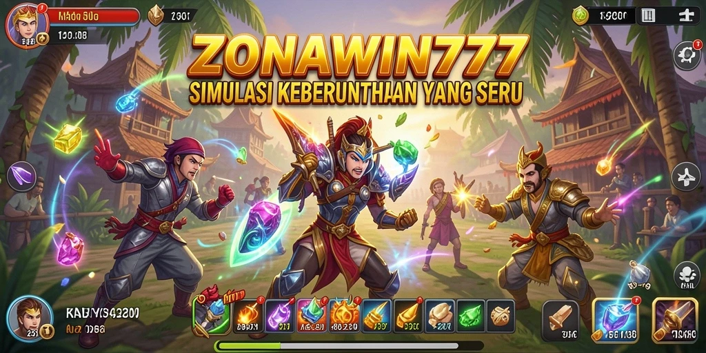 Tampilan gameplay menarik dari ZONAWIN777